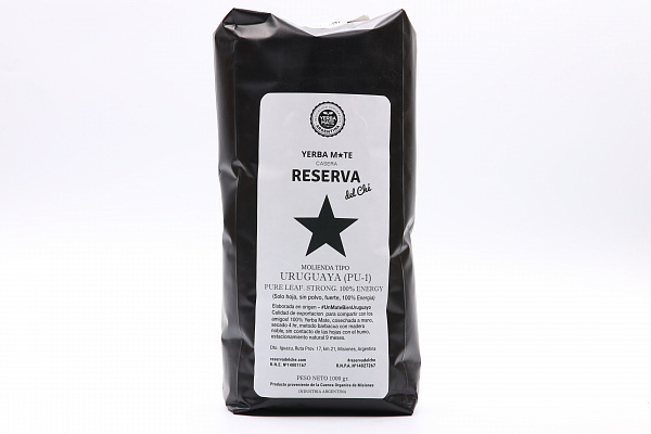Йерба мате "Reserva del Che” (Уругвайский помол, крепкая), 1 кг